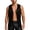 #0160-Black, variant on Men's Western Fringe Vest V Neck Sleeveless Suede Rivet Cowboy Style Party Costume White XXL Gift