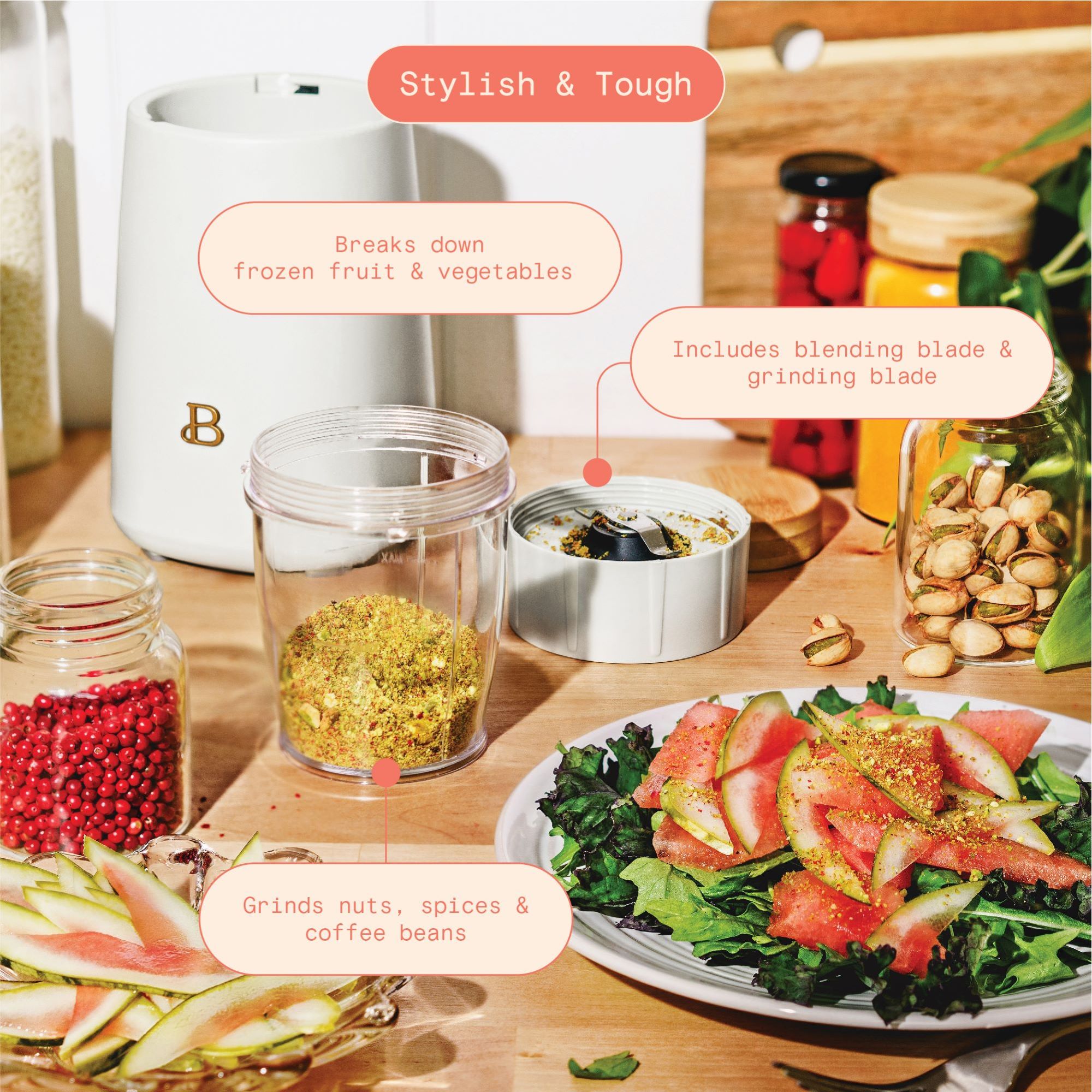 Beautiful Personal Blender Set by Drew Barrymore, 12-Piece photo 5