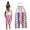 Blue, variant on 1-5 Years 4Th Of July Baby Girl Romper Girls Children's Summer Independence Day Romper Sling Sleeveless Backless Short Jumpsuit