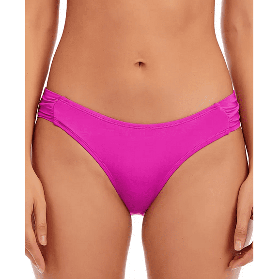Lucky Brand PINK Spring Romantic Hipster Bikini Swim Bottom, US Large