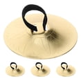 thumbnail image 1 of BESTYASH 2Pairs Golden Copper Finger Cymbals for Dancing with Nylon Strap Lightweight and Crisp Sound, 1 of 7