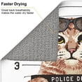 thumbnail image 6 of Naloa Cat Holding Mugshot Sign Dish Drying Mat for Kitchen Counter, Heat Resistant Drainer Mats, Absorbent Draining Mat,Dish Rack Pad,16"x18", 6 of 8