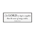 thumbnail image 3 of Scripture Walls Psalm 93:4 White Bible Verse Canvas Christian Wall Art Ready to Hang Unframed, 3 of 7
