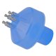 thumbnail image 4 of Peine aplicador para el cuero cabelludo, masaje para tratamiento del cabello, aleación, medicina portátil, peine vacío para el cuero cabelludo para mujeres, azul, 4 of 12