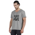 thumbnail image 4 of Inkmeso Mens Tshirt My Favorite People Call Me Papa Letter Printed Tshirt For Dad's Gift Tee Shirt For Proud Dad & Grandpa, 4 of 6
