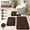 Brown, variant on 3 Piece Bathroom Rug Set, Ultra Soft Velvet Memory Foam Bath Mats, Non-Slip PVC Backing, Quick Dry, Washable Bathroom Floor Rugs - Ivory