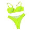 thumbnail image 2 of ITFABS Women Sexy Two-piece Bikini Set Padded Push Up Bra+Triangle Bottom, 2 of 3