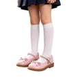 thumbnail image 3 of ibiyuan Mary Jane Shoes Girls Bow Closed Toe Heel Flats Dress Shoes Platform Loafers School Uniform Shoes, 3 of 7