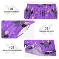thumbnail image 3 of Women's Silk Pajama Shorts Cute Bat Pajama Shorts Women's Casual Pajama Shorts with Pockets, 3 of 6