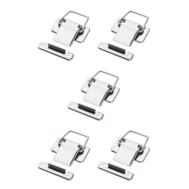 sweethay Stainless Steel Metal Spring Loaded Latches Hardware Toggle Hasp Catch Boat Type2 NO2