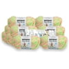 Bernat Baby Blanket Yarn - 3.5 oz - 12 Pack with Pattern Cards in Color Little Sunshine