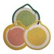 thumbnail image 1 of Pot Holders Set Kitchen Trivets, 100% Pure Cotton Potholders For Hot Pots And Pans, Stylish Coasters Hot Pads Mats For Cooking And Baking, Set Of 3 (7, 1 of 5