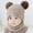 Coffee, variant on Viworld Baby Hats Newborn Kids Boy Girl Pom Winter Warm Knit Crochet Beanie Cap Scarf Set Hat