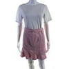 Pre-owned|Escada Margaretha Ley Womens Wool Peplum Hem A Line Mini Skirt Pink Size 34
