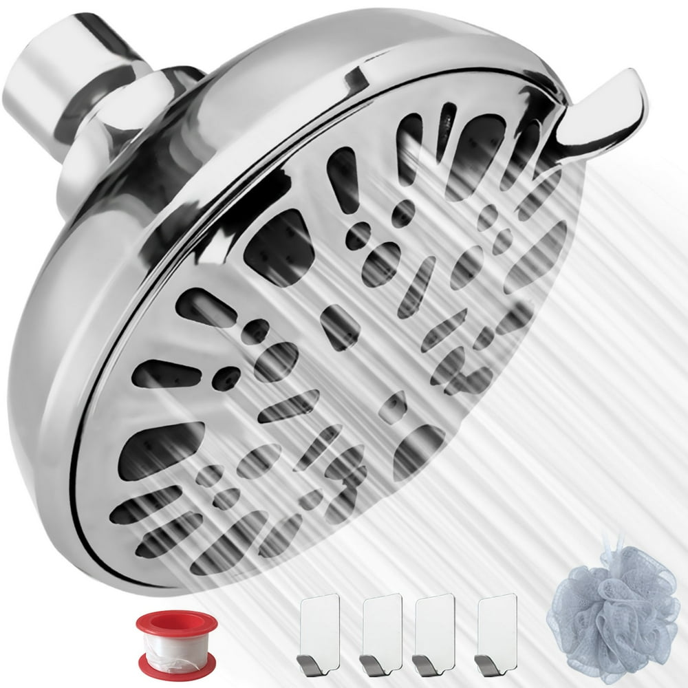 COSYLAND 4.7 Inch Shower Head 9 Setting High Pressure Upgraded Powerful