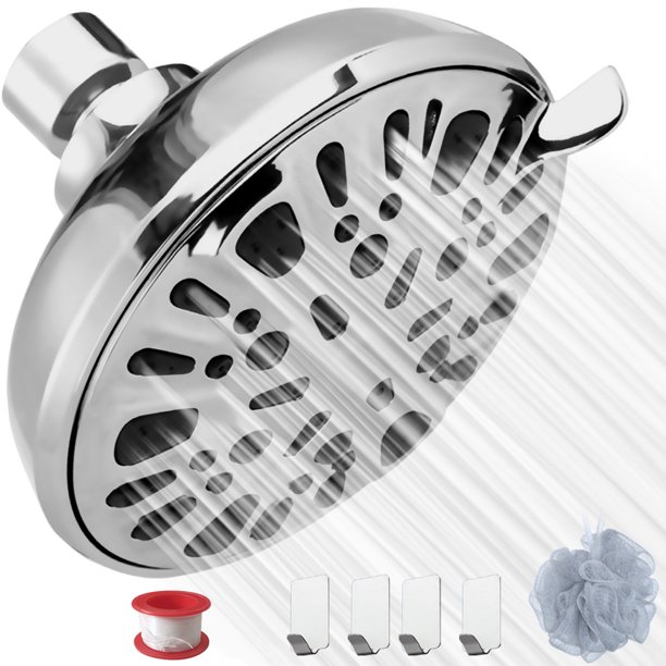 COSYLAND 4.7 Inch Shower Head 9 Setting High Pressure Upgraded Powerful