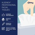 thumbnail image 4 of KleenexÂ® Professional Facial Tissue, Bulk (21400), 2-Ply, White, Flat Facial Tissue Boxes for Business (100 Tissues/Box, 36 Boxes/Case, 3,600 Tissues/Case), 4 of 11