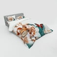 thumbnail image 2 of Ambesonne Nature Bedding Set 4 Pcs, Colorful Butterflies Fly, Queen, Multicolor, 2 of 2