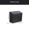 thumbnail image 3 of Weiweiguan Portable Car Trash Can with Lid Car Dustbin Can Leakproof Vehicle Trash Bin, 3 of 7