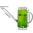thumbnail image 6 of Vaupan Nozzle Watering Can for Indoor Plants with Long Spout Stainless Steel, 1L/34 oz Clear Measurable Scale Small Watering Can for Outdoor Plants Gardening Hanging Plants Succulents Flowers, 6 of 6