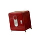 thumbnail image 3 of Caja de almacenamiento grande con cerradura, moderna caja organizadora de archivos de escritorio, papel seguro Rojo, 3 of 9