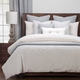 thumbnail image 2 of SIScovers  Luxury Ticking Stripe Pewter Farmhouse Cotton-blend Down Alt Duvet Set King 6 Piece, 2 of 4