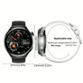 thumbnail image 3 of 2024 New AMOLED Smart Watch With Wireless Make Or Answer Call, Full Touch HD Screen AI Voice Wireless Call Smartwatch, Sport Smartwatch For Men, Fitness Tracker Smart Watch For IPhone/Android, 3 of 12
