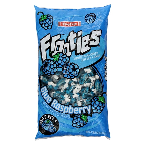 Tootsie Frooties - Blue Raspberry, 38.8 oz bag (360 count)..
