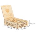 thumbnail image 2 of Wooden Guest Book Message Box Gift Card Holder Romantic Wedding Signature Supplies, 2 of 5