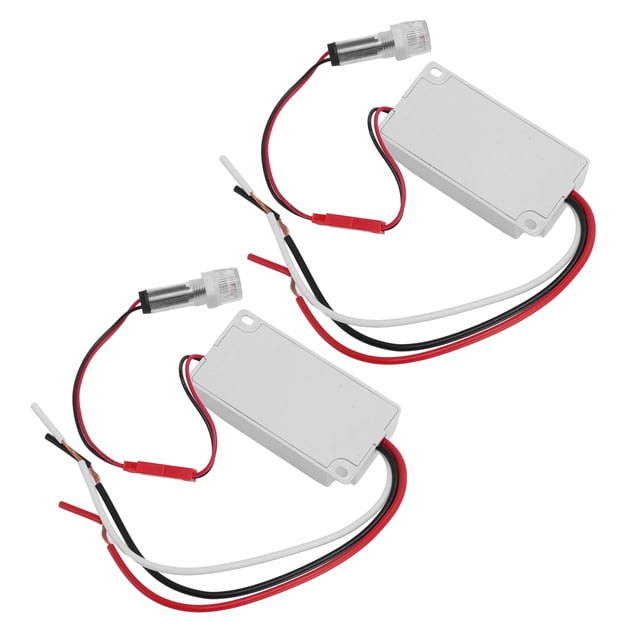 2PCS Light Control Sensor Switch with Probe for LED Street Lamp Automatically Turn ON At Night Light Control Switch for LED