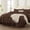 12-Brown, variant on ANGENIA Queen Comforter Sets Brown, 3 Pieces Farmhouse Elegant Ruffle Bedding Sets, All Season Soft Lightweight Shabby Chic Bed Set(90"x90" Comforter & 2 Pillowcases)