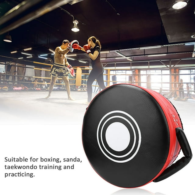 Boxing Training Target, Boxing Training Target Round Taekwondo Training Shield, Soft For Fitness Practicing Black,red,yellow