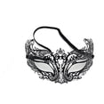 thumbnail image 1 of Mascara Venice para media cara con diamantes de imitación, cosplay de metal para fiestas, 1 of 1
