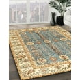 thumbnail image 3 of Ahgly Company Machine Washable Indoor Rectangle Abstract Brown Area Rugs, 5' x 7', 3 of 7