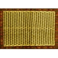 thumbnail image 1 of Ahgly Company Indoor Rectangle Abstract Yellow Contemporary Area Rugs, 4' x 6', 1 of 4