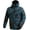 Blue Camo, variant on First Mfg Co - Reign - Men's Breathable Rain Jacket with Armor - Max Tec 600D Fabric - Blue Camo - 2X Large