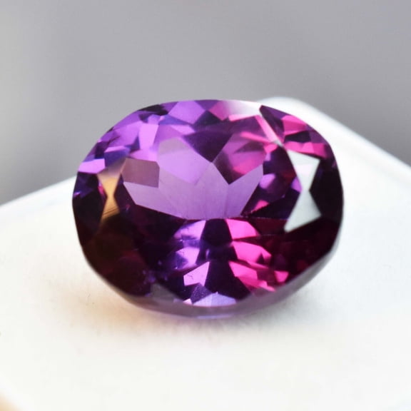10 Ct Natural CERTIFIED Alexandrite Loose Gemstone Color Change Oval Ring Size