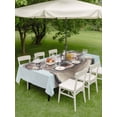 thumbnail image 4 of Outdoor Tablecloth with Umbrella Hole for Patio/Picnic/Party/Camping, Blue Cola Waterproof Table Cloth Rectangle Table Cover Washable, Funny Animals Modern Art (60"x 120"), 4 of 8