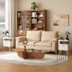 thumbnail image 4 of Mesita de noche moderna Nightstand Veegle con cajón de almacenamiento, color blanco, 4 of 8