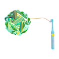 thumbnail image 1 of Linterna luminosa colorida, lámpara de luz LED intermitente portátil, regalo para niños, decoración para fiesta de año nuevo, verde Feliz Sencillez, 1 of 5