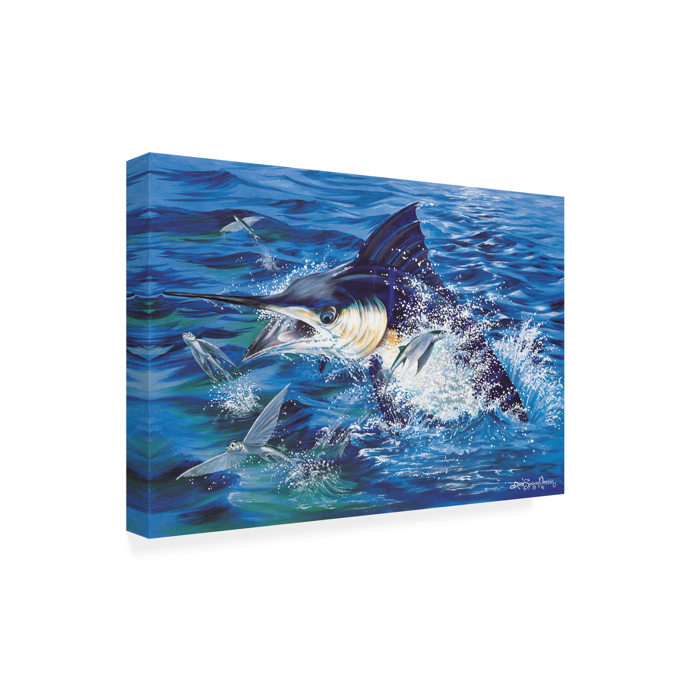 Dann Spider Warren 'Fight For Life' Outdoor Canvas