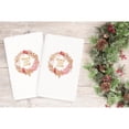 thumbnail image 7 of Linum Home Textiles Christmas Peace Embroidered Turkish Cotton Hand Towel - Set of 2, 7 of 7