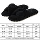 thumbnail image 4 of Invierno para hombre y mujer zapatos cálidos antideslizantes y esponjosos (negro 40-41 para 39-40), 4 of 8