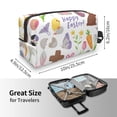 thumbnail image 4 of Goofa Happy Easter1 Printed Toiletry Bag with Handle,Large Capacity Travel Makeup Cosmetic Bag for Women, Carry on Airport Airline Compliant Bag, 4 of 9