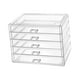 thumbnail image 3 of Organizador de cajones de acrílico transparente para joyas, vitrina multicapa para joyas 5 niveles, 3 of 8