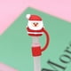 thumbnail image 1 of Cubrepajitas navideño de gel de sílice | Tapa reutilizable a prueba de salpicaduras de 1 cm de diámetro | Diseño de Papá Noel | Cubrepajitas apto para uso alimentario para botellas de agua y vasos |, 1 of 9