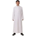 thumbnail image 1 of BLESSUME Chasuble de Prêtre Robe de Prêtre Chasuble de Chaire Vêtements de Clergé Robe de Pasteur pour Hommes Église, 1 of 6