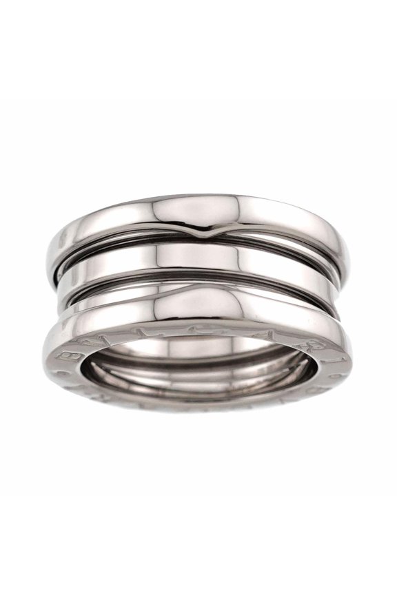 Pre-Owned Bulgari BVLGARI B-ZERO1 3-band ring #51 18K WG White Gold 750