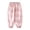 Pink a2, variant on Girls Summer Pants Kids Long Bloomers Floral Print Lightweight Wide Leg Elastic Waist Barrel Harem Pants 1-13 Years