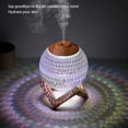 thumbnail image 3 of Small Humidifier, Quiet   Ball USB Powered 2.2w Efficient Misting Desktop Humidifier with RGB Night Light for Bedroom, 3 of 8